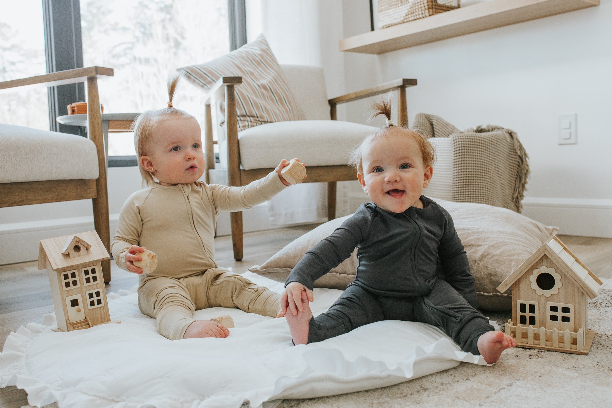 Bamboo Romper - Slate