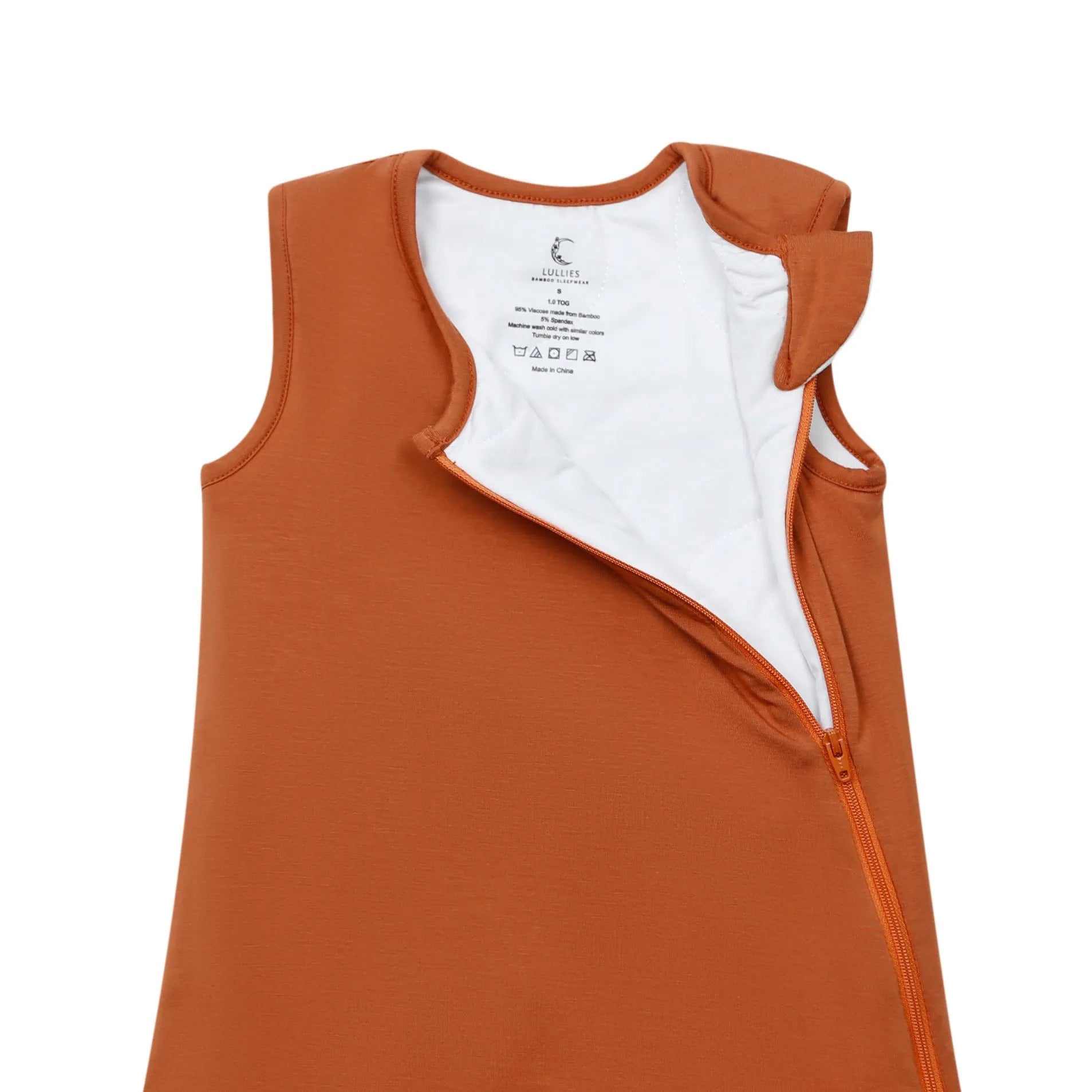 Bamboo Sleep Bag - Rust