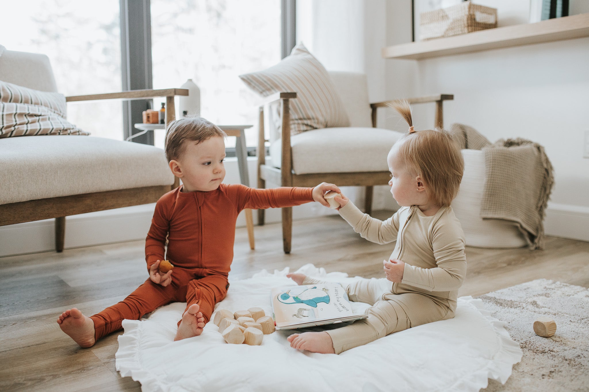 Bamboo Romper - Rust