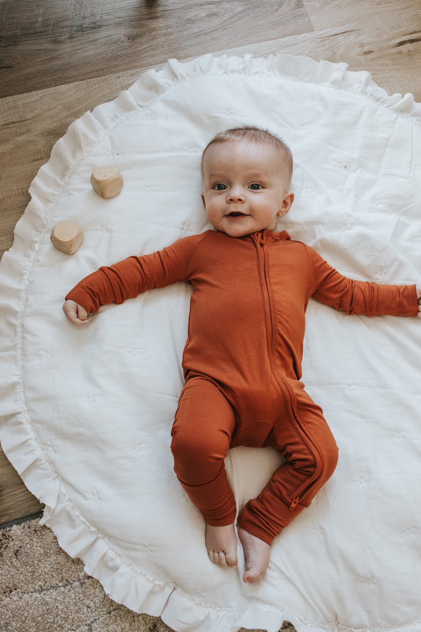 Bamboo Romper - Rust