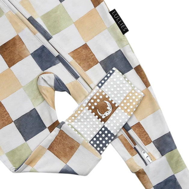 Bamboo Romper - Multi Colour Checkered